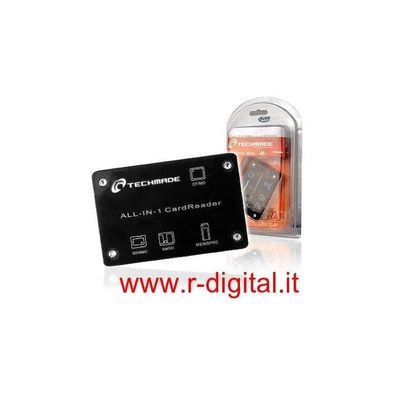 TECHMADE CARD READER USB CARDS READER SD Writer Mini SD T-Flash Card Smart 