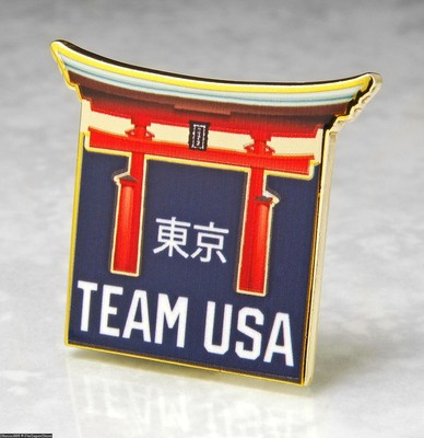 BADGE ÉPINGLES OLYMPIQUES 2020 Tokyo 2021 Japon Mascotte Omega Sponsor