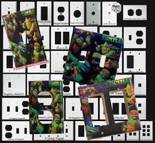Teenage Ninja turtles Light Switch Outlet Duplex wall Cover Plate Home decor