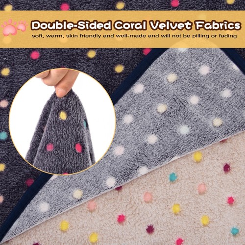 2 paquetes encantadora alfombrilla almohadilla suave para cachorro gato mascota perro manta sofá alfombrilla cubierta de cama invierno - Imagen 6 de 25