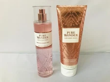 Bath & Body Works PURE WONDER MIST BODY CREAM SCRUB LOTION SHOWER GEL YOU CHOOSE