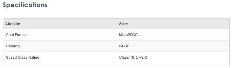 Toshiba 64GB EXCERIA M302 MicroSD - THN-M302R0640EA - Image 3 of 3