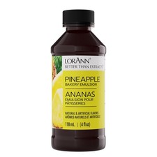 LorAnn Pineapple Bakery Emulsion, 4 oz - 4 Fl Oz Pack of 1 ,