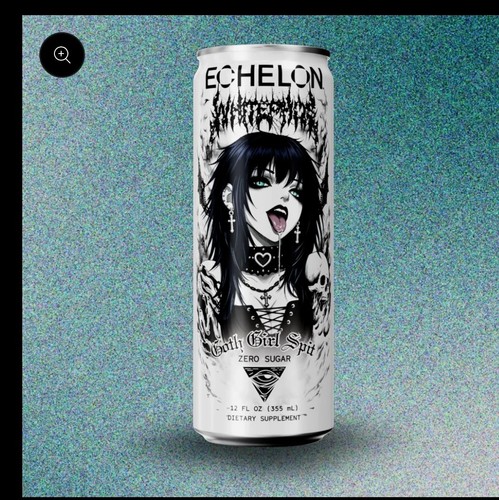 Echelon Goth Girl Spit Energy Drink 1 Can - PRESALE *Last Restock Ever*