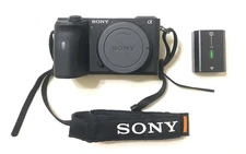 Sony Alpha a6600 24.2MP Mirrorless Camera Black (SHUTTER COUNT 1154) Low Use