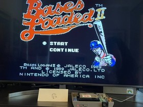Bases Loaded 2 Second Season Nintendo NES Cartridge II TESTED
