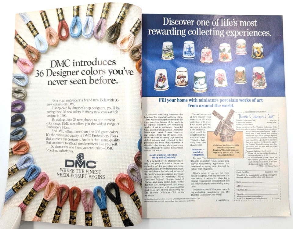 McCall's Needlework & Crafts Magazine Back Isse - April 1990 - Vol. 35, No. 2 - Image 3 of 4