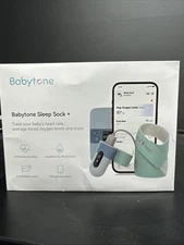 Babytone Baby Sleep Sock Monitor, Tracking Heart Rate and Movement for Infant