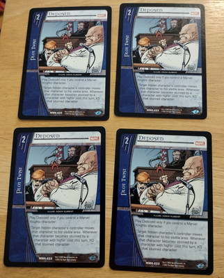 MARVEL VS TCG MMK-033 Deposed Common X4