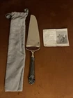 Towle Sterling Silver Pie Server In 300th Anniversary Sheath & Provenance Card