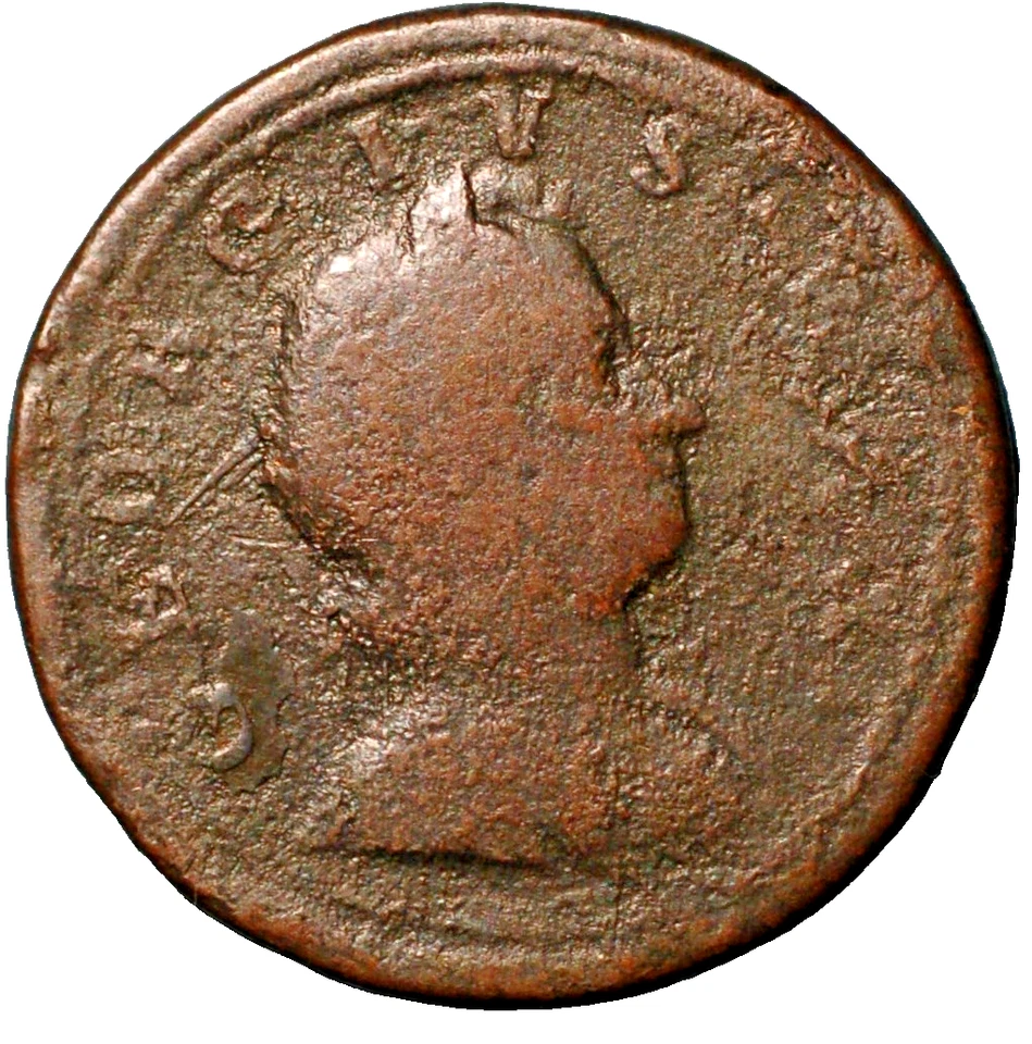 Великобритания 1/2 пенни 1723 Георг I км # 557 - Изображение 2 из 2