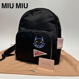 MIU MIU ブラックバックパック Miu Backpack | eBay