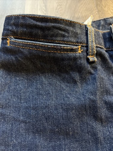 Rare! NWT Vintage FERARRI Denim Jeans High Waist Tapered 70s(?) Vtg Dark Rinse - Picture 6 of 12