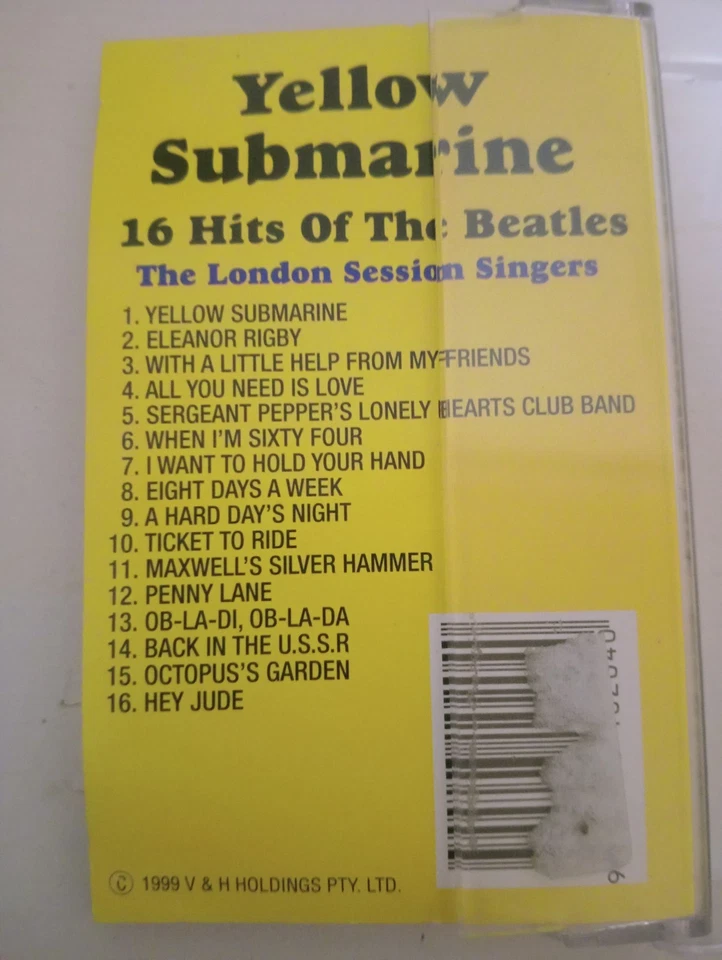 Yellow SubmarineThe London Session Singers 16 Hits Of The Beatles Cassette Tape - Image 2 of 3
