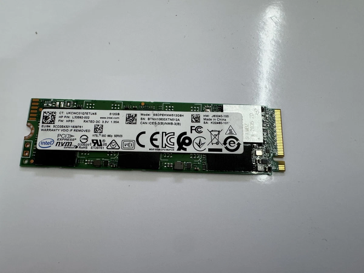 内蔵型SSD Intel 512GB NVMe M.2 SSD & HDD 1TB Intel M.2 Interface 512 GB Solid State Drives for sale | eBay