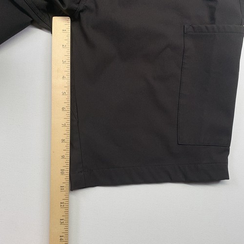 Luly Yang Amazon Shorts Men Medium 32-34 Cargo Performance Uniform Stretch Black - Picture 5 of 13