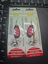 Leptir Spinners #4 Lot Of 2  "Compare To" Mepps And Blue Fox 