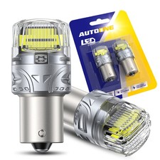 2X AUTOONE 1156 7506 LED Turn Signal Indicator Light DRL Bulbs Canbus Error Free