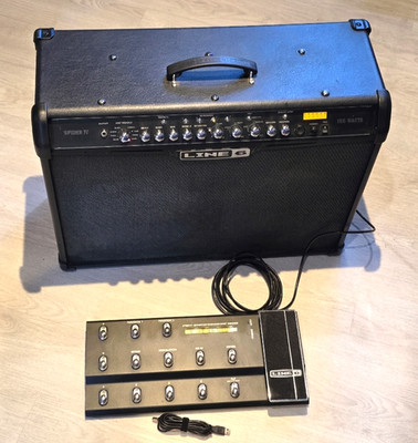 Line 6 Spider 4 IV 150 Watt 212 Combo Gitarrenverstärker + FBV Shortboard MkII AMP