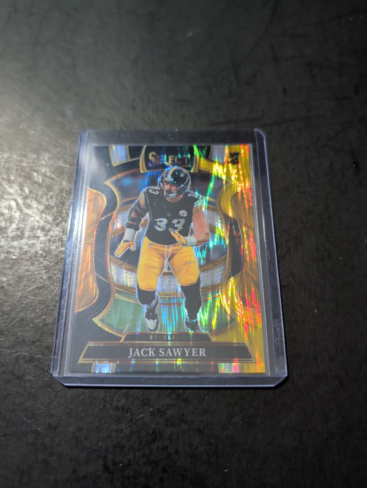 2025 Panini Select - Concourse Jack Sawyer #53 Copper Shock Prizm (RC)