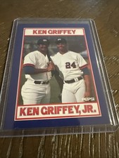 1991 Pepsi #6 of 8 Ken Griffey Jr./Sr. Seattle Mariners HOF