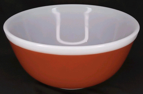 Vintage MCM 1960s Pyrex Glass Americana Fall Colors 403 Mixing Bowl New Arrival - Image 1