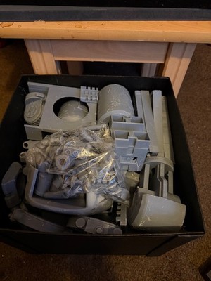 1/4.Resin, CAD Designed, 3D Printed ED209