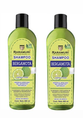 2 Pack,  Bergamot Shampoo   Anti Hair Loss & Strengthening Formula with Keratin