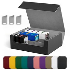 Bulk Trading Card Storage Box for 1800 Sleeved Cards Card Organizer Case A1