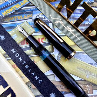 1955 SIMPLO MONTBLANC 342S M STUB SOFT FLEX 50s CELLULOID 14K RARE VINTAGE PEN