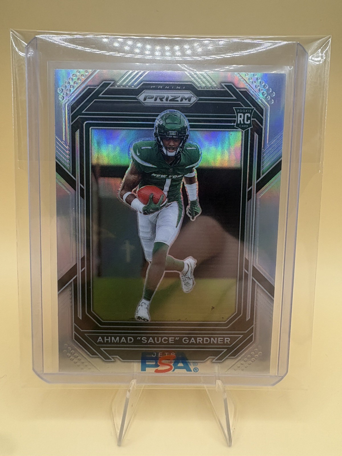 2022 Panini Prize Ahmad “Sauce” Gardner Rookies Silver Prizm #341 RC 