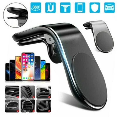 Universal Magnetic Car Phone Holder Air Vent Mount Mobile GPS Bracket - Image 1 of 4