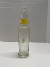 TaB Bottle 7oz - Soda Pop Bottle Coca-Cola Company Yellow 1979 Great Shape!
