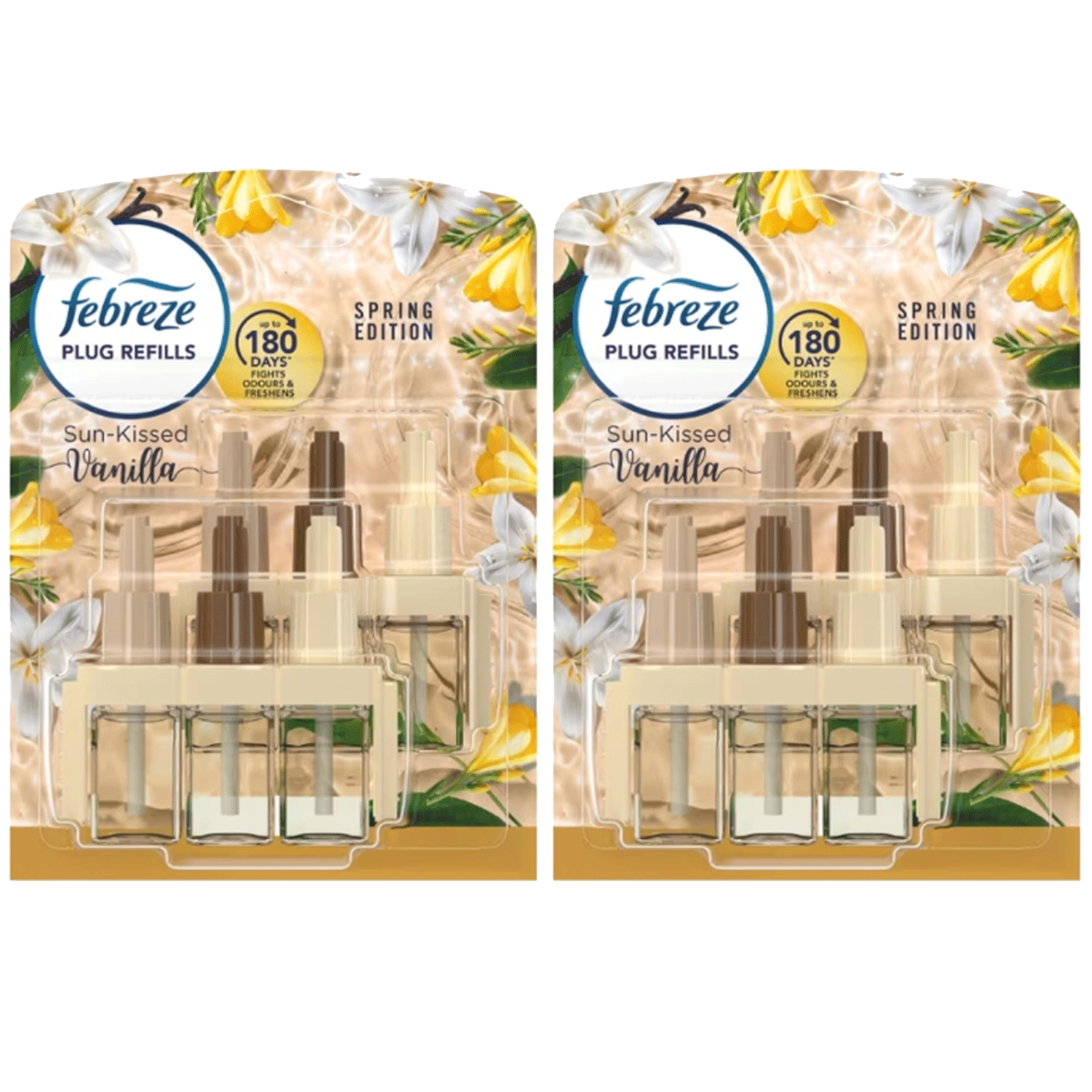 Febreze 3Volution Vanilla Magnolia Air Freshener Plug In Refill 2 Pack - Image 4