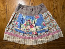 Matilda Jane Gypsy Gretta Skirt with Apron Girls Gypsy Blue Size 8