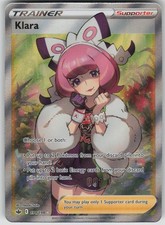 Pokemon TCG Klara (Full Art) Ultra Rare SWSH06: Chilling Reign 194/198 on eBay