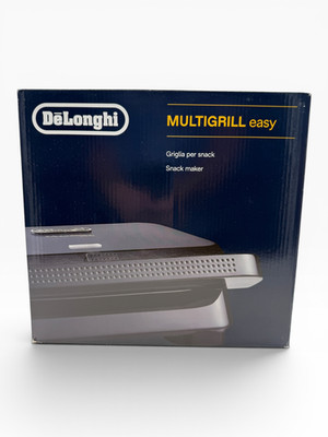 DeLonghi MultiGrill Easy SW12A.BK Kontaktgrill Sandwichmaker 800W | NEU & OVP