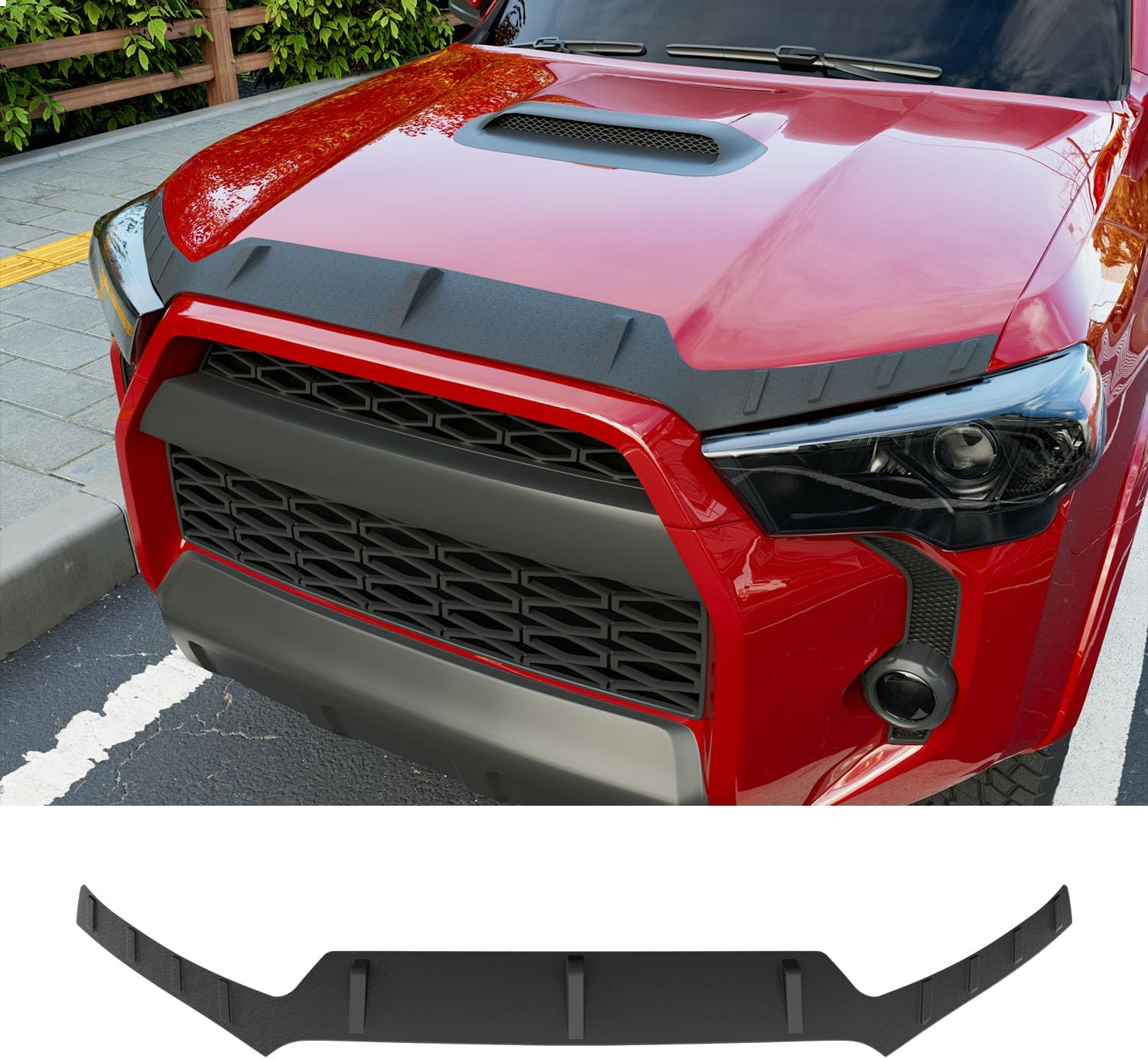 Hood Deflector Compatible with 2010-2024 Toyota 4Runner Hood Protector Shield TP