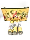 VINTAGE Waverly Yellow Fruit Wallpaper Border 3 Rolls (5 Yds Each) + 1 open Pkg