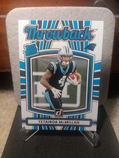 Tetairoa McMillan Rookie 2025 Donruss Throwback Carolina Panthers ROY