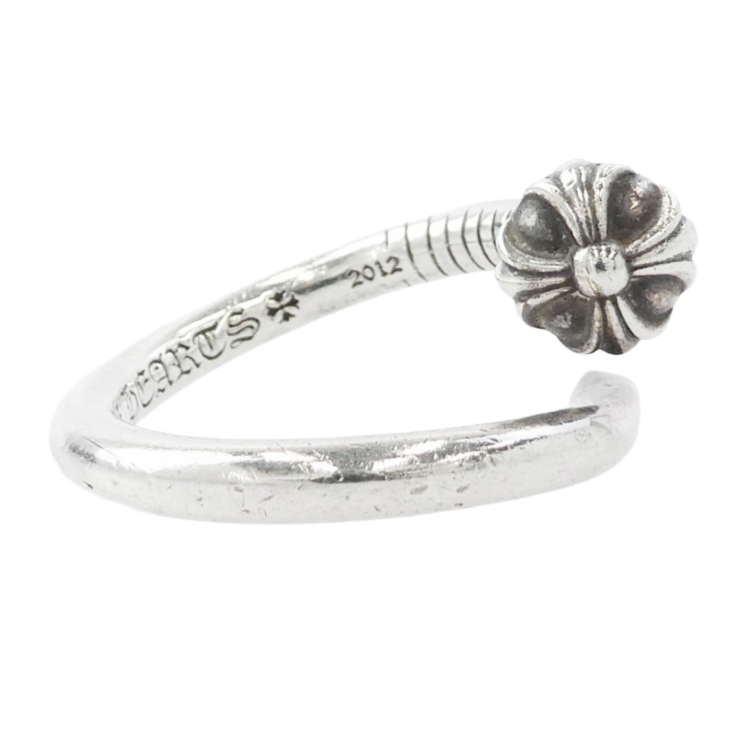 CHROME HEARTS (not original) NAIL CRSBALL Crossball Ring Silver Tone Used LIFE-0 thumbnail 2