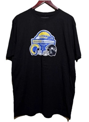 Rams vs Seahawks NFL T-Shirt Dec 19 2021 SoFi Stadium New Era Black Size L NWT
