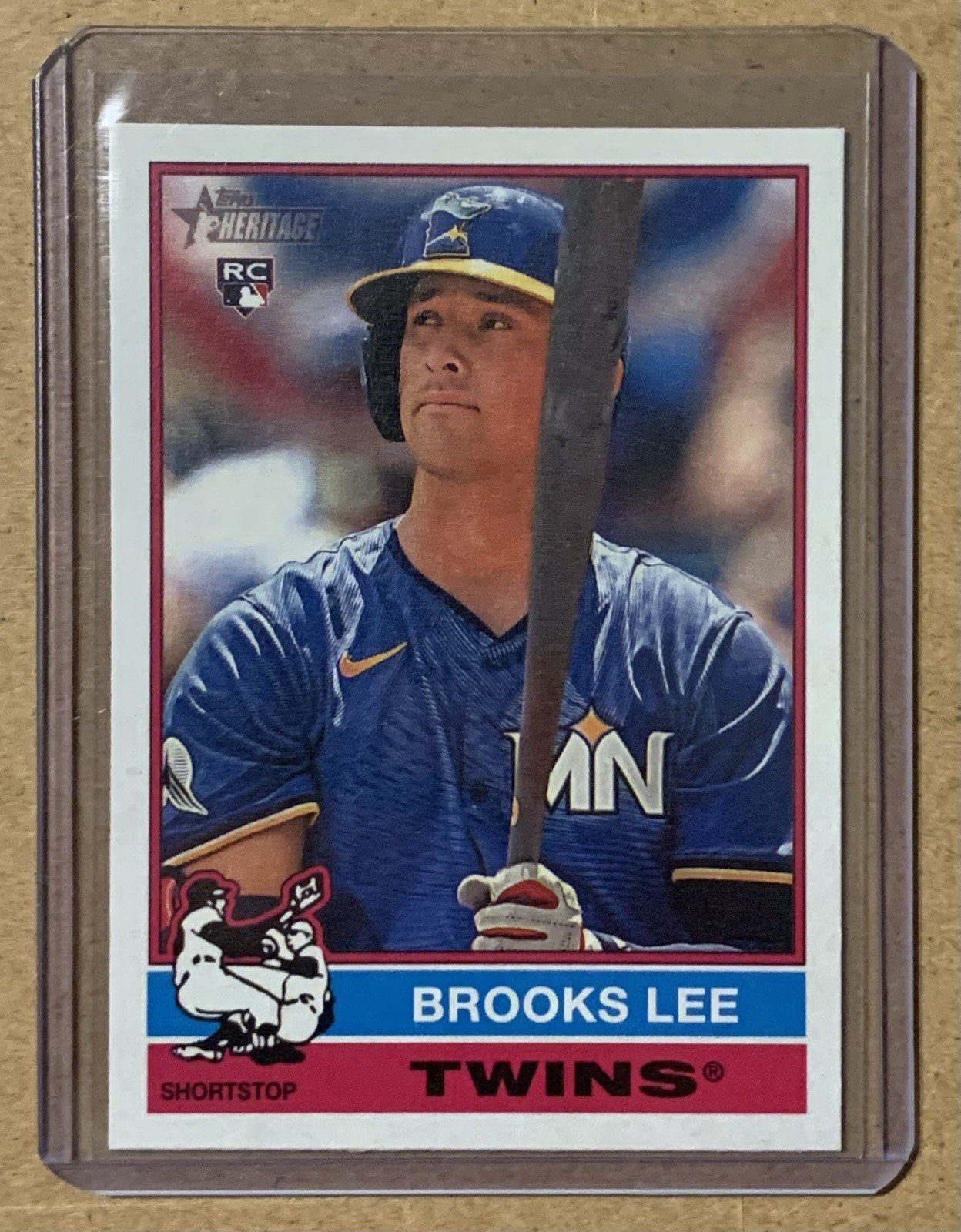 2025 Topps Heritage Brooks Lee RC #63 Flip Stock SSP Only 5 Copies Made