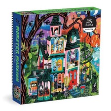 Monster Mansion 500 Piece Family Puzzle by Mudpuppy Jigsaw 
