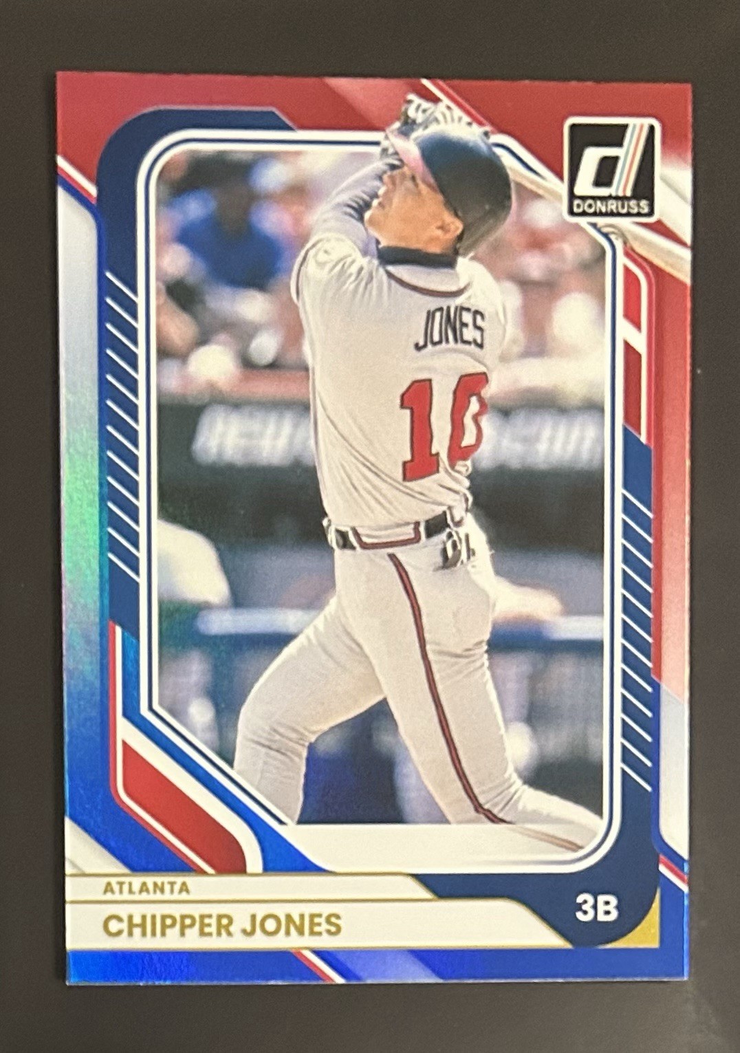 2026 Panini Donruss Red & Blue Chipper Jones #85 Atlanta Braves