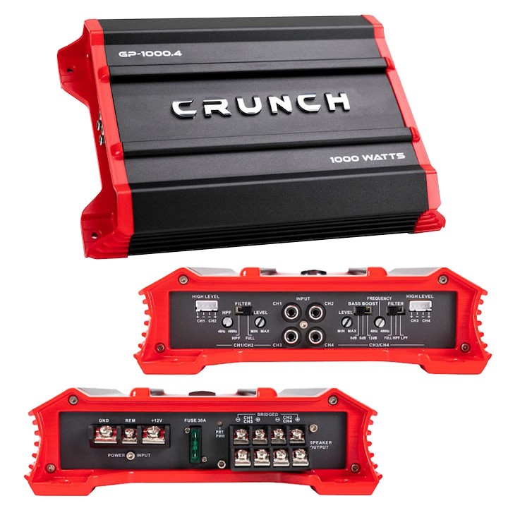 Crunch GP10004 4x125 Вт при 4 Ом2x500 Вт при 4 Ом Brid 13690₽