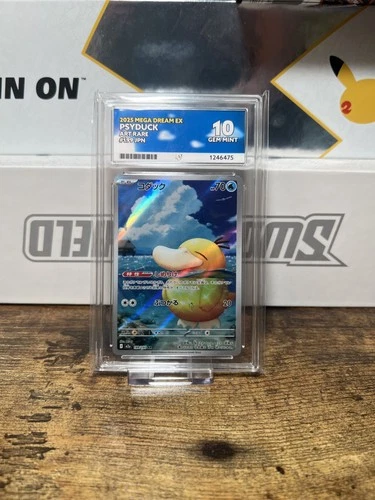 Psyduck 199/193 ACE 10 Art Rare MEGA Dream ex JPN Pokemon TCG Perfect Subgrades