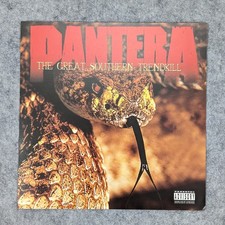 Vtg Pantera 12x12 Promo Cardboard Poster 1996 The Great Southern Trendkill