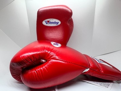 Winning Boxing Gloves MS-600 Professional Type 16 oz Red Lace-up