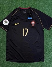 RONALDO 17  Portugal 2006 World CupRetro Away Jersey size medium,large
